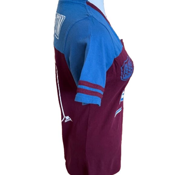 Pro Edge Women's Large Colorado Avalanche #29 Nathan MacKinnon Short Sleeve Tee - Picture 2 of 4